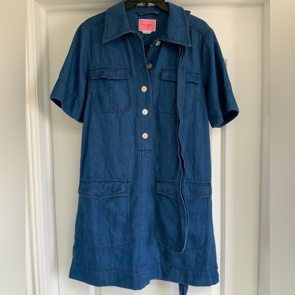 Kate Spade Denim Utility Shirtdress - Picture 4 of 4